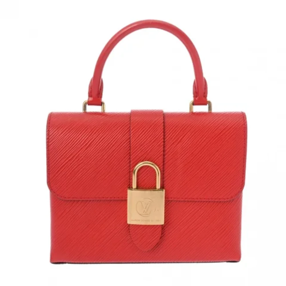 Louis Vuitton Vintage Pre-owned Leather louis-vuitton-bags Red Dames