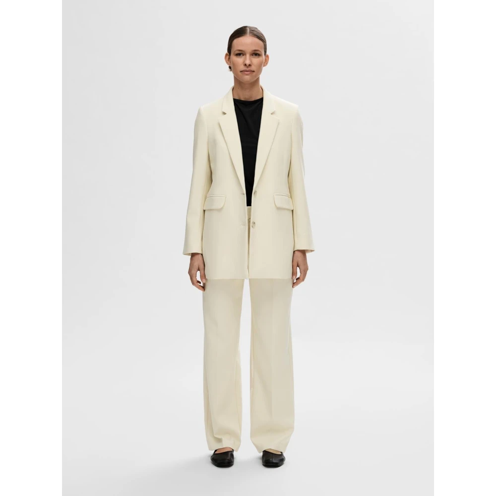 Selected Femme Blazers Beige Dames