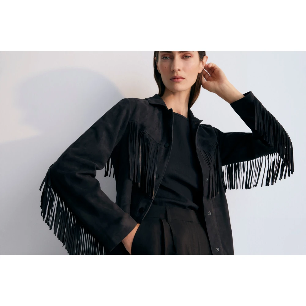 The New Society Hydra Vrouw Jas Black Dames