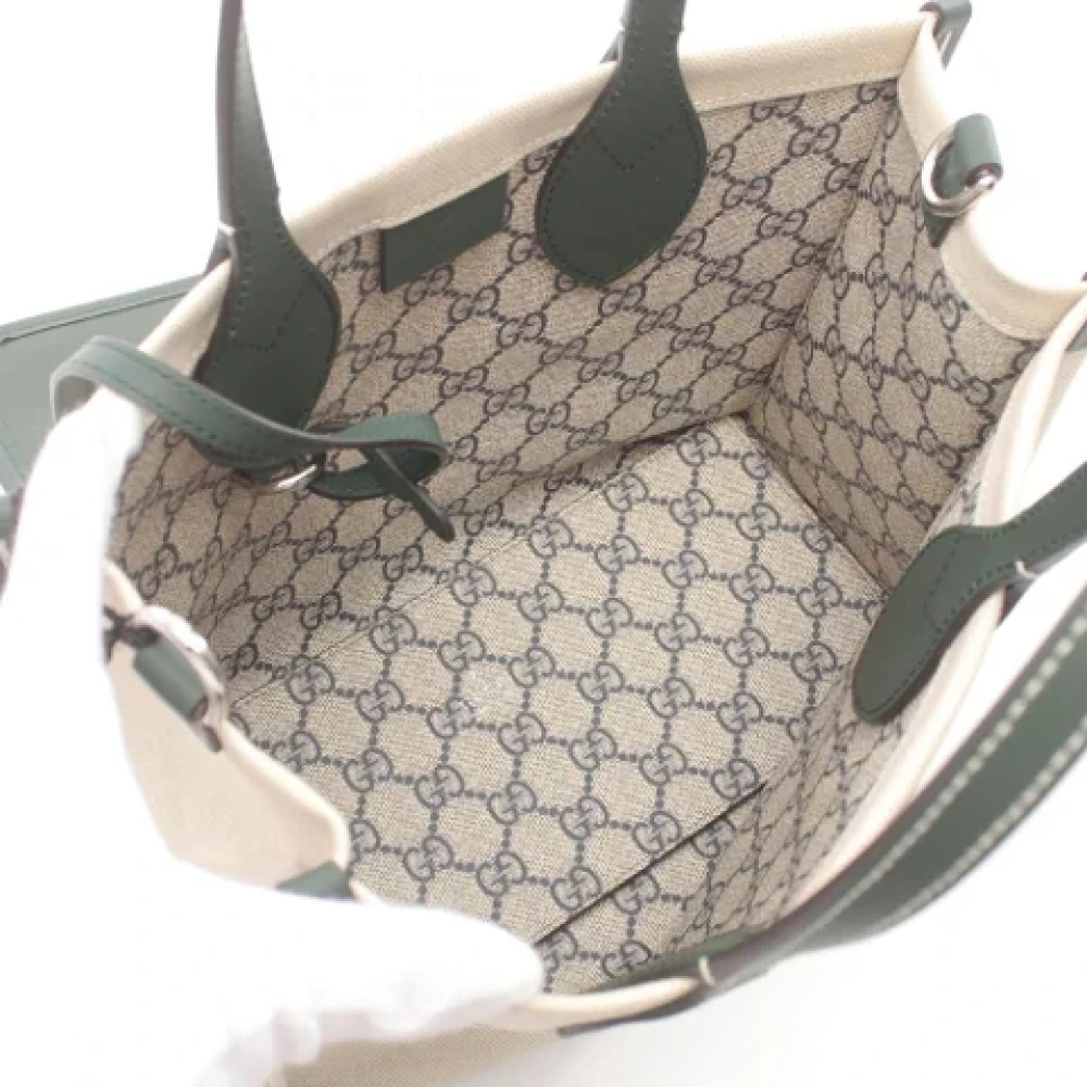 Gucci Vintage Pre-owned Leather gucci-bags Beige Dames
