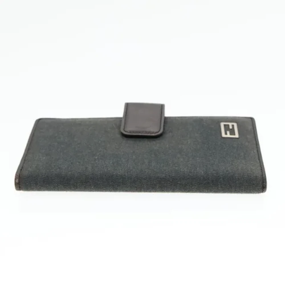Fendi Vintage Pre-owned Nylon home-office Gray Dames