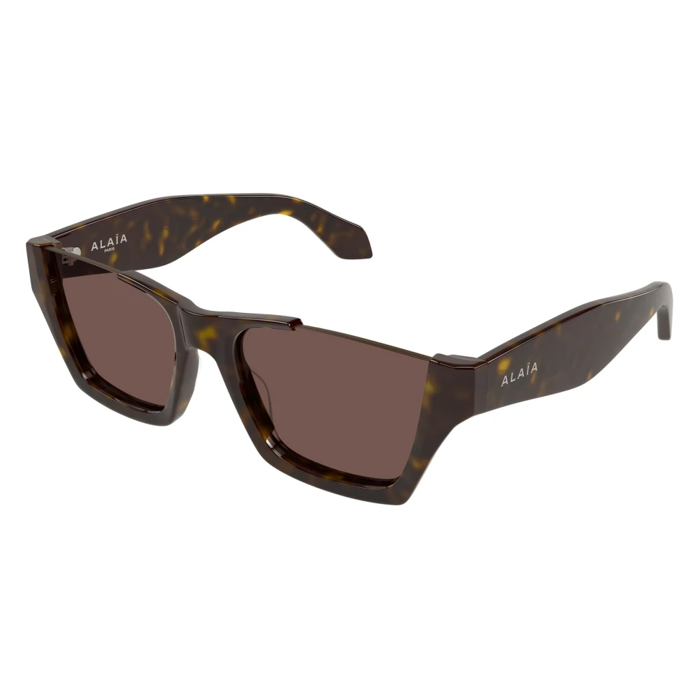 Alaïa Brown Rectangular Sunglasses - Unisex - Sunglasses - 58 Mm - Accessories
