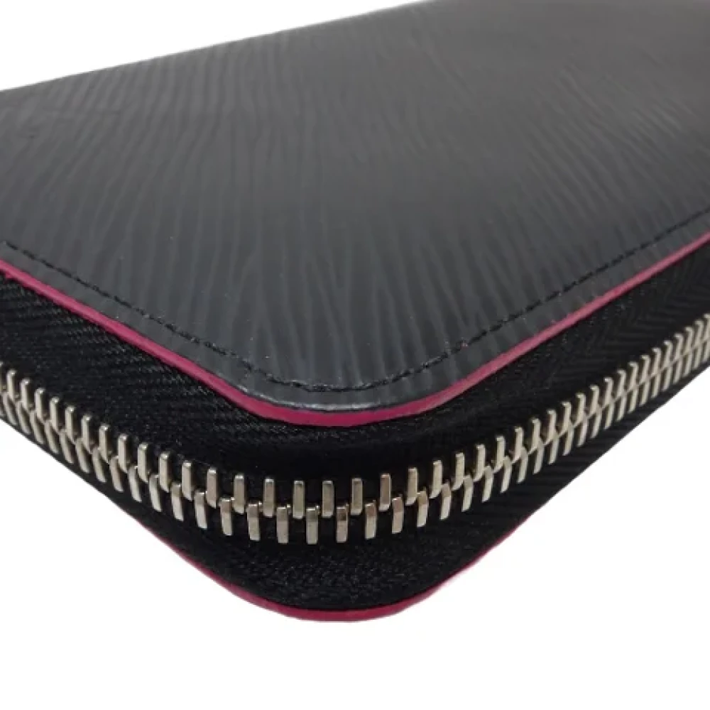 Louis Vuitton Vintage Pre-owned Leather wallets Black Dames