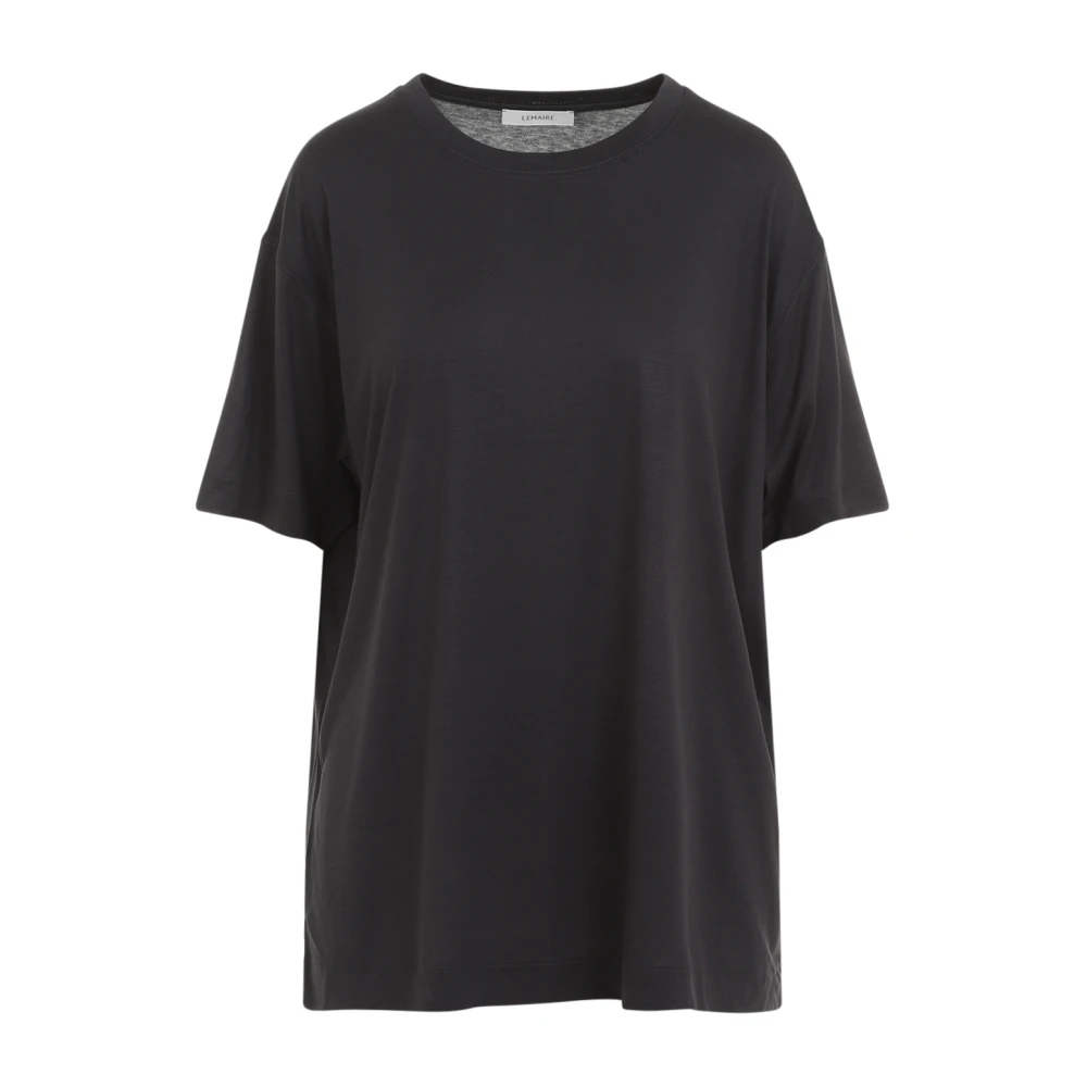 Lemaire Caviar Short Sleeve T-Shirt Black Dames