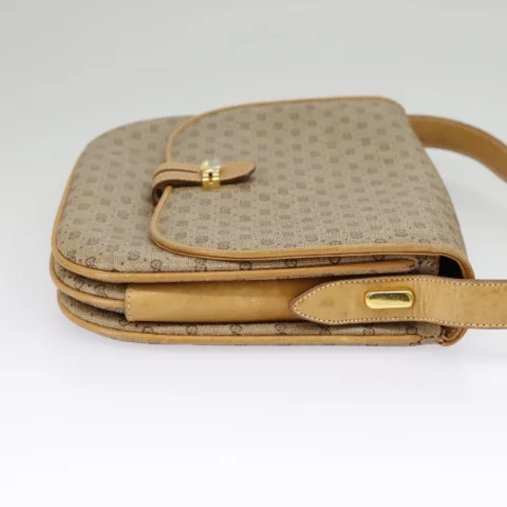 Gucci Vintage Pre-owned Canvas gucci-bags Beige Dames
