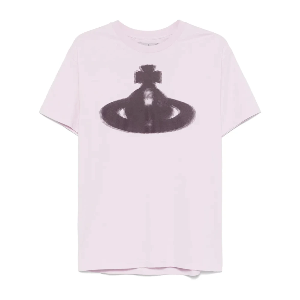 Vivienne Westwood Roze Klassiek Orb T-Shirt Pink Heren