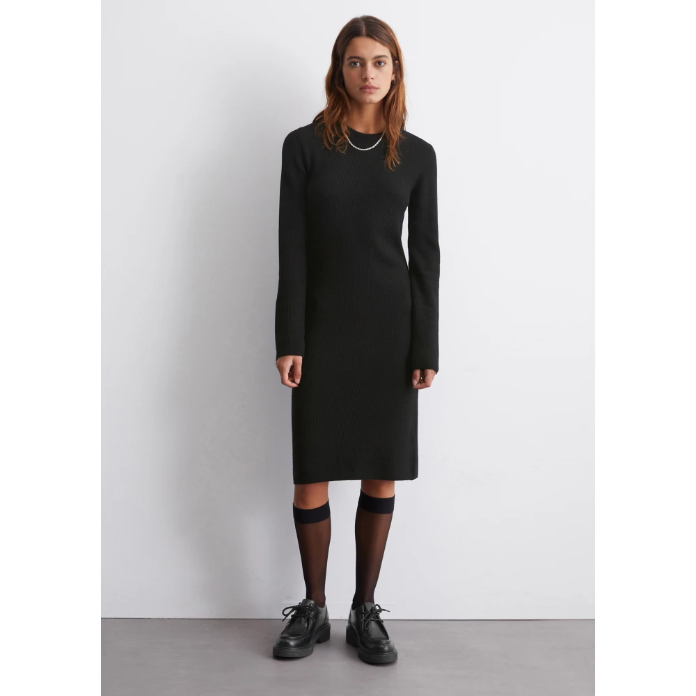 Marc O'Polo Gebreide jurk normaal Black Dames