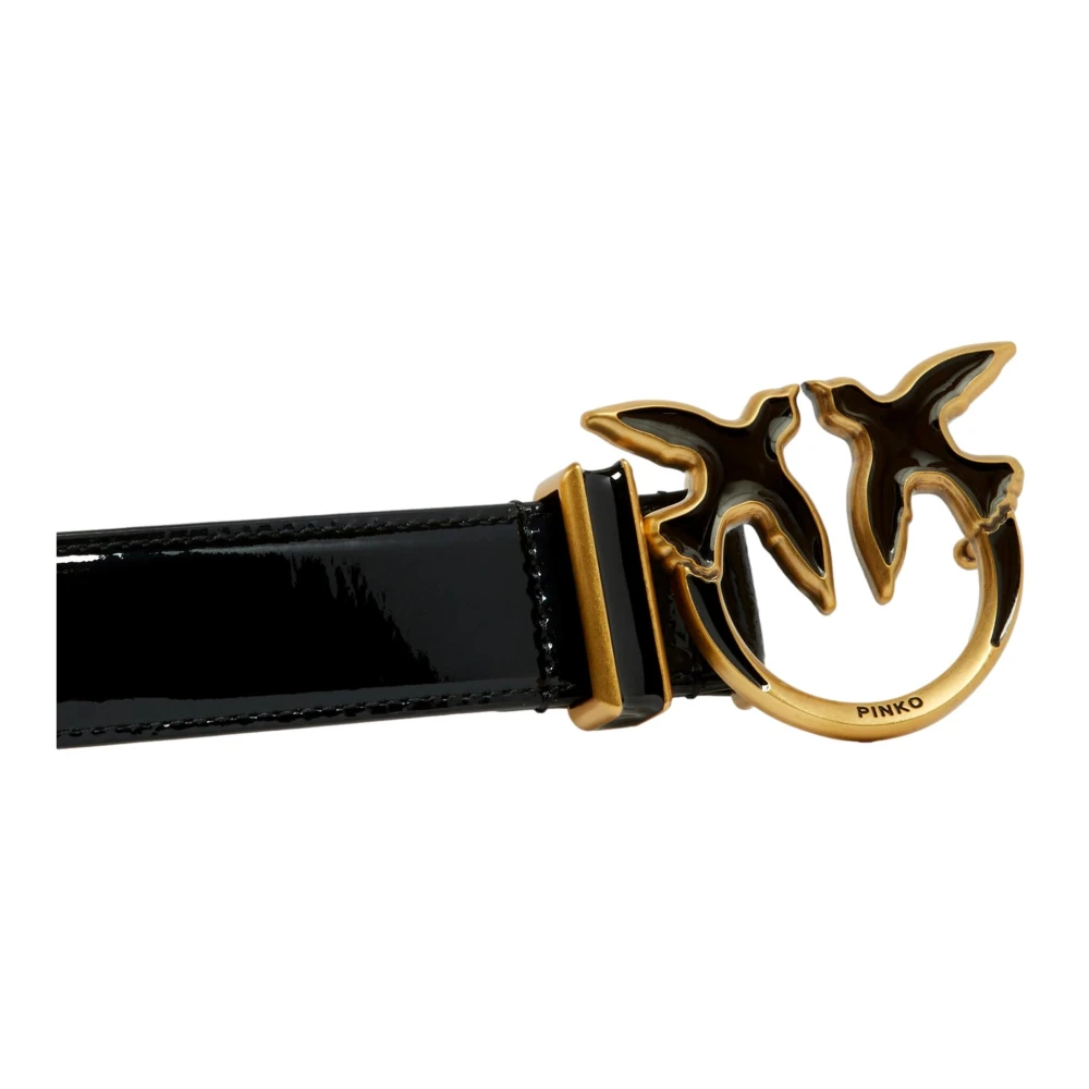 pinko Love Berry H3 Riem in Zwart Black Unisex