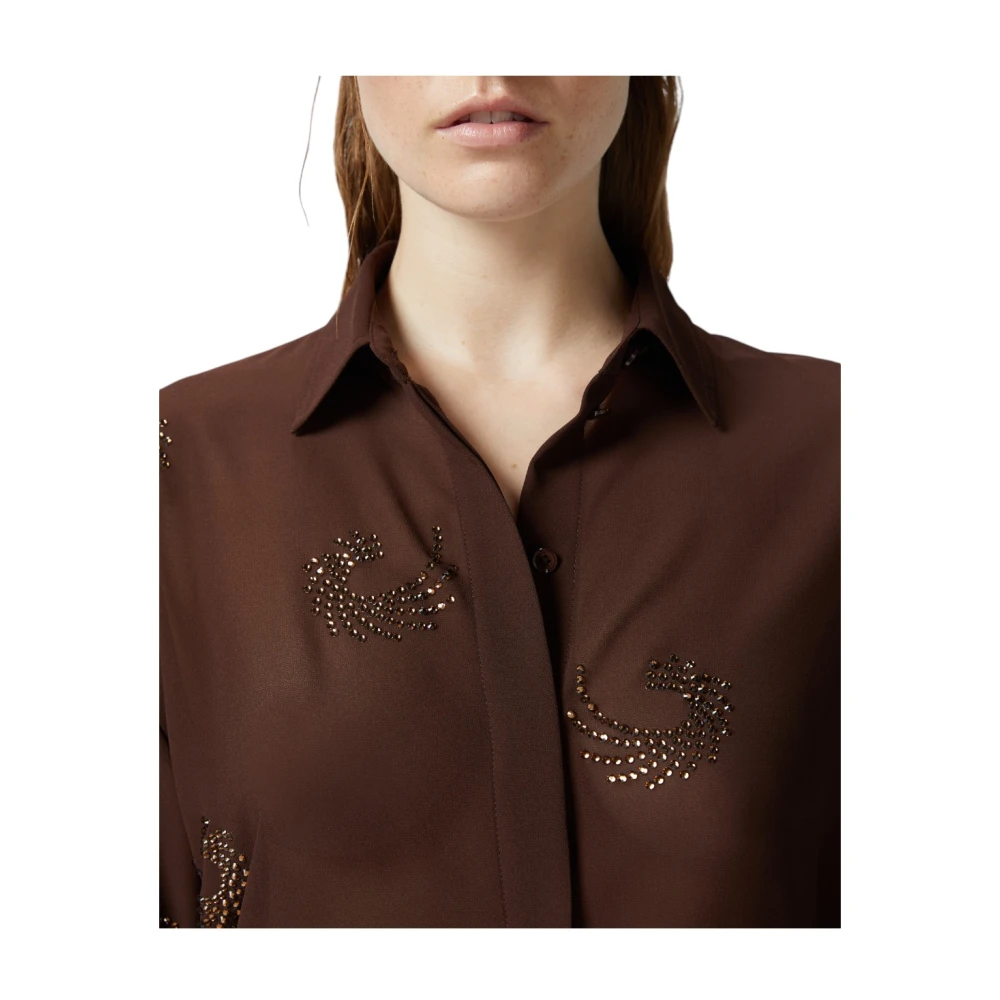 pinko Stijlvolle Shirt voor Vrouwen Brown Dames