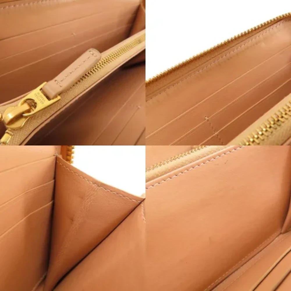 Bottega Veneta Vintage Pre-owned Leather wallets Brown Dames