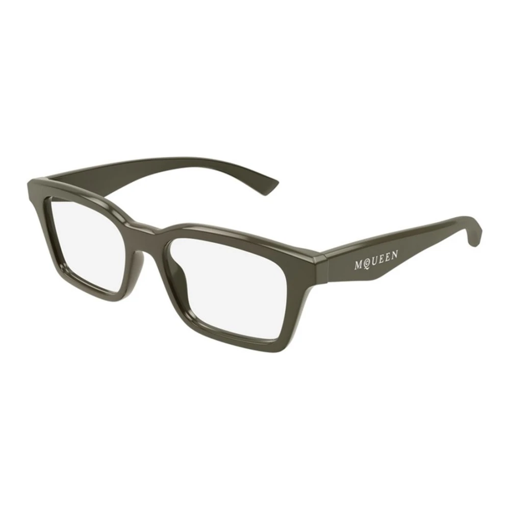 Alexander Mcqueen Unisex Brown Glasses, 53 Mm, Optical Frame