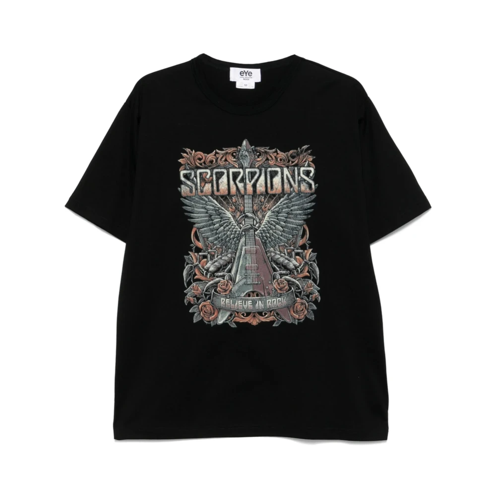 Junya Watanabe Zwart Crew Neck T-shirt Black Heren