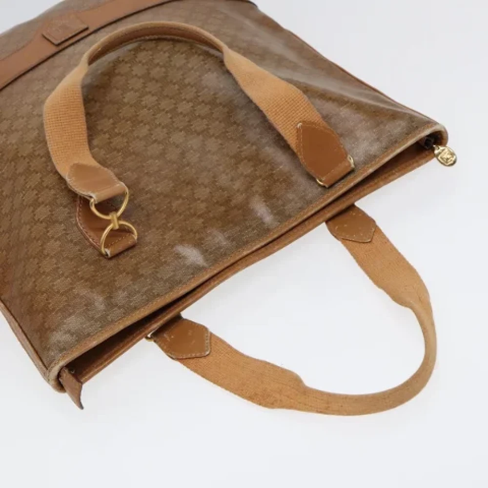 Celine Vintage Pre-owned Canvas totes Beige Dames