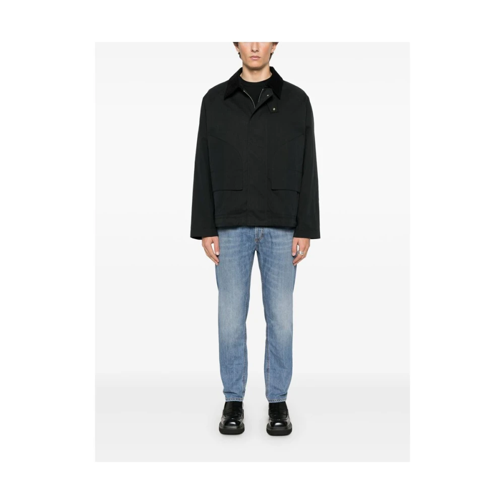 Brioni Zwart Katoenen Ronde Hals T-shirt Black Heren