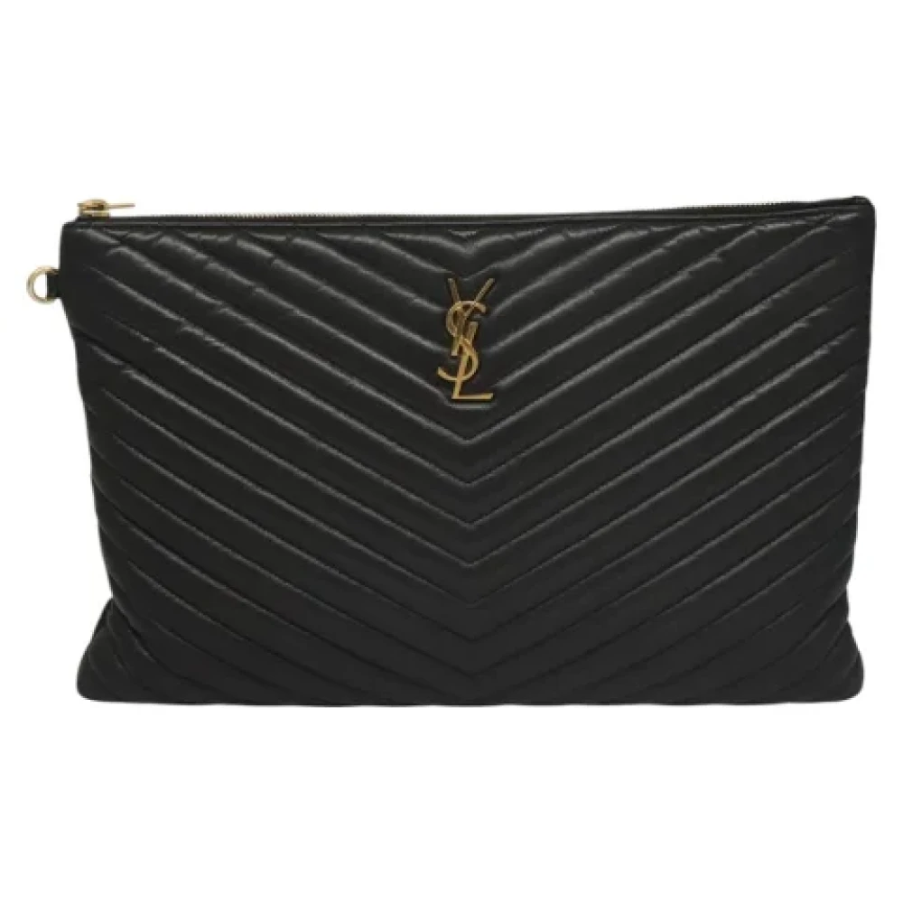 Pre-owned > Pre-owned Bags > Pre-owned Clutches - - Saint Laurent Vintage - Modalova