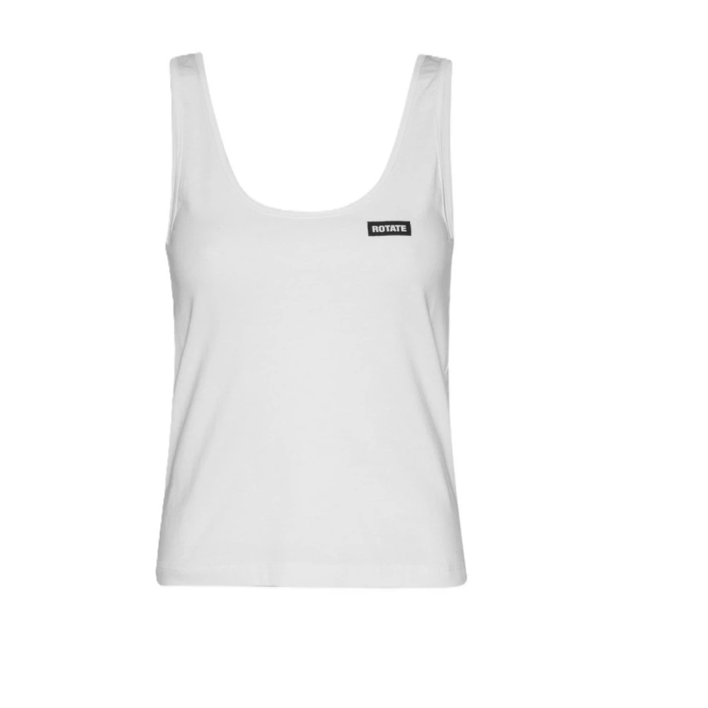 Rotate Birger Christensen Katoenen Hemdjes White Dames