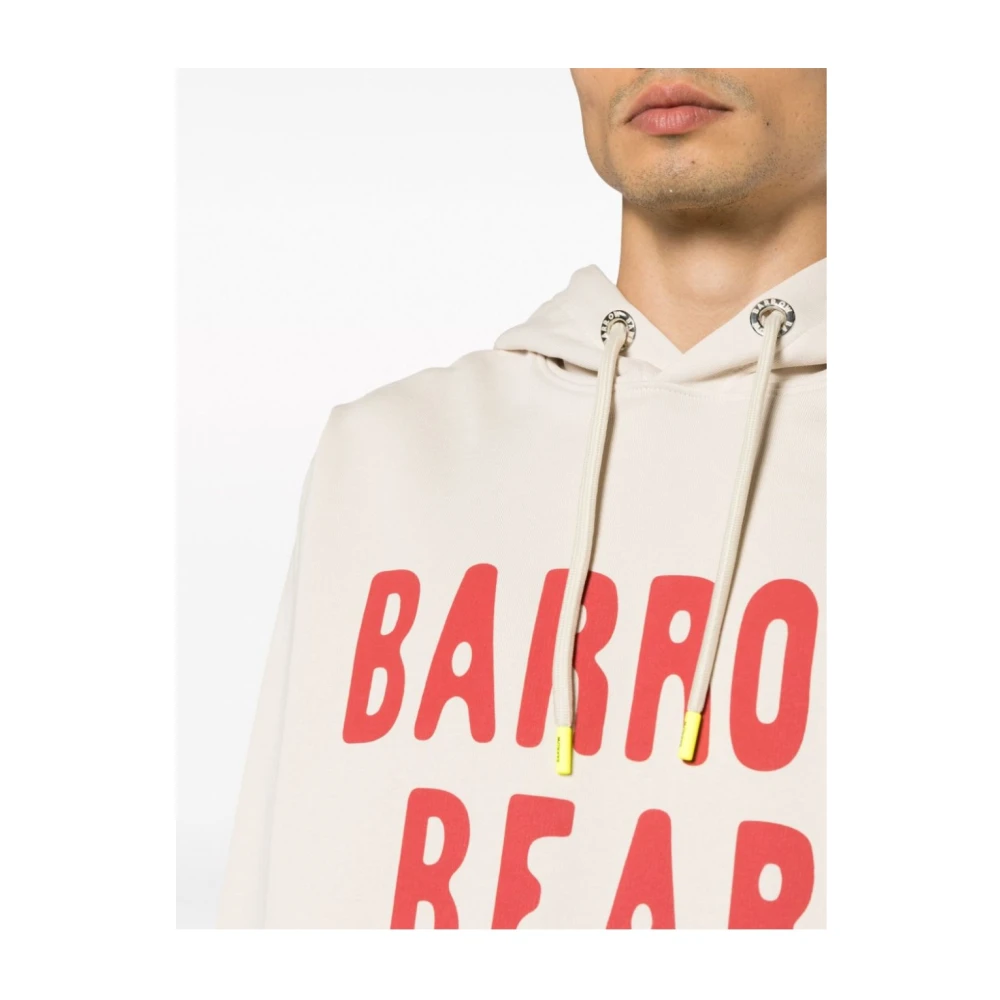 Barrow Unisex Hoodie Bw009 White Heren