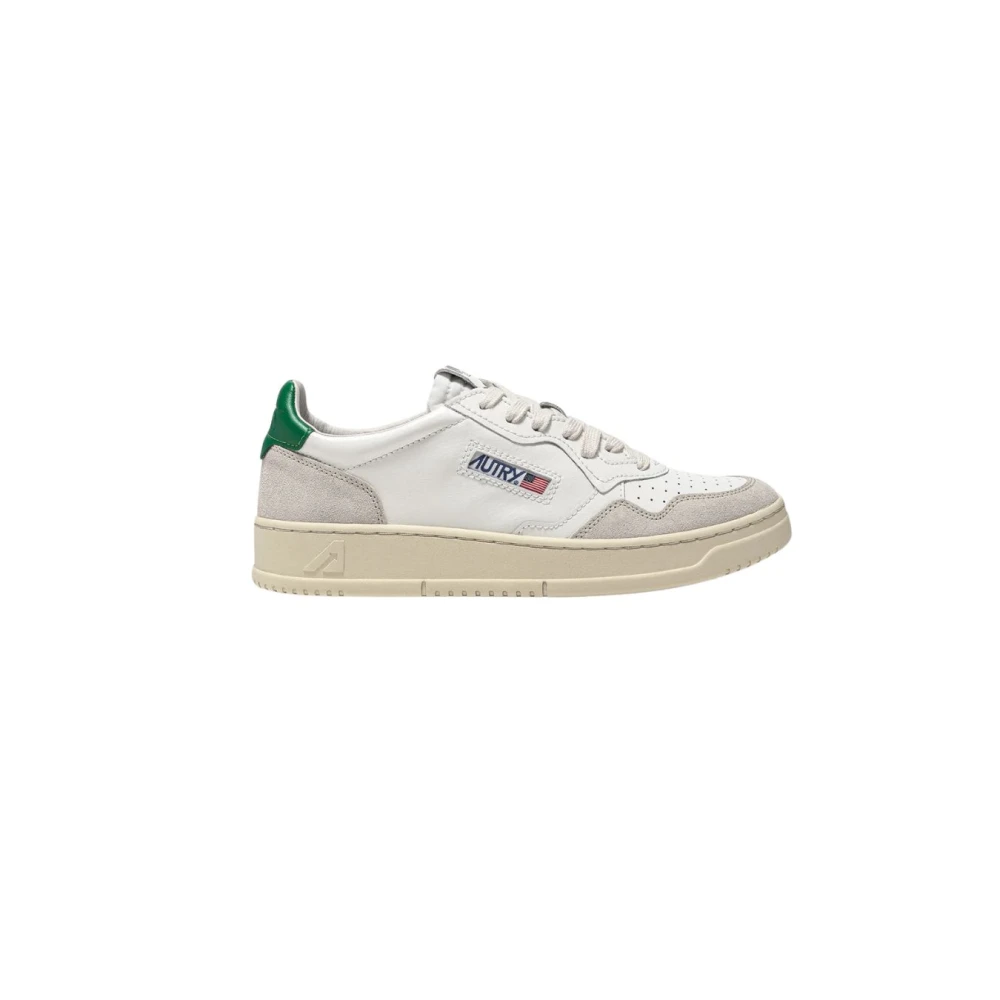 Autry Women's White Sneakers,, Leather Trainers Stylish Comfortable Size 7 Uk