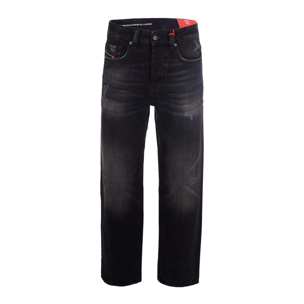 Diesel Men's Black Straight Jeans