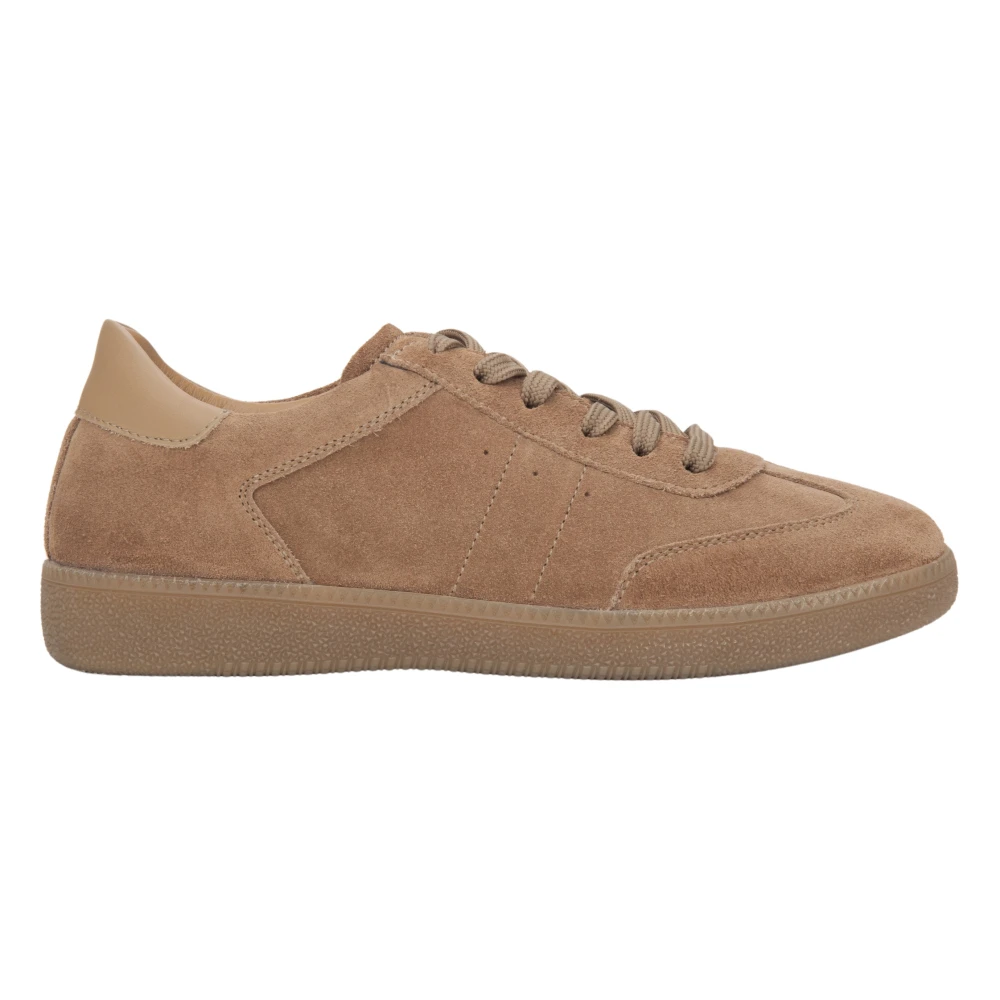 Estro Brown Sneakers, Female, 3 Uk, Women's Trainers Made Of Genuine Italian Premium Velour Er00117904