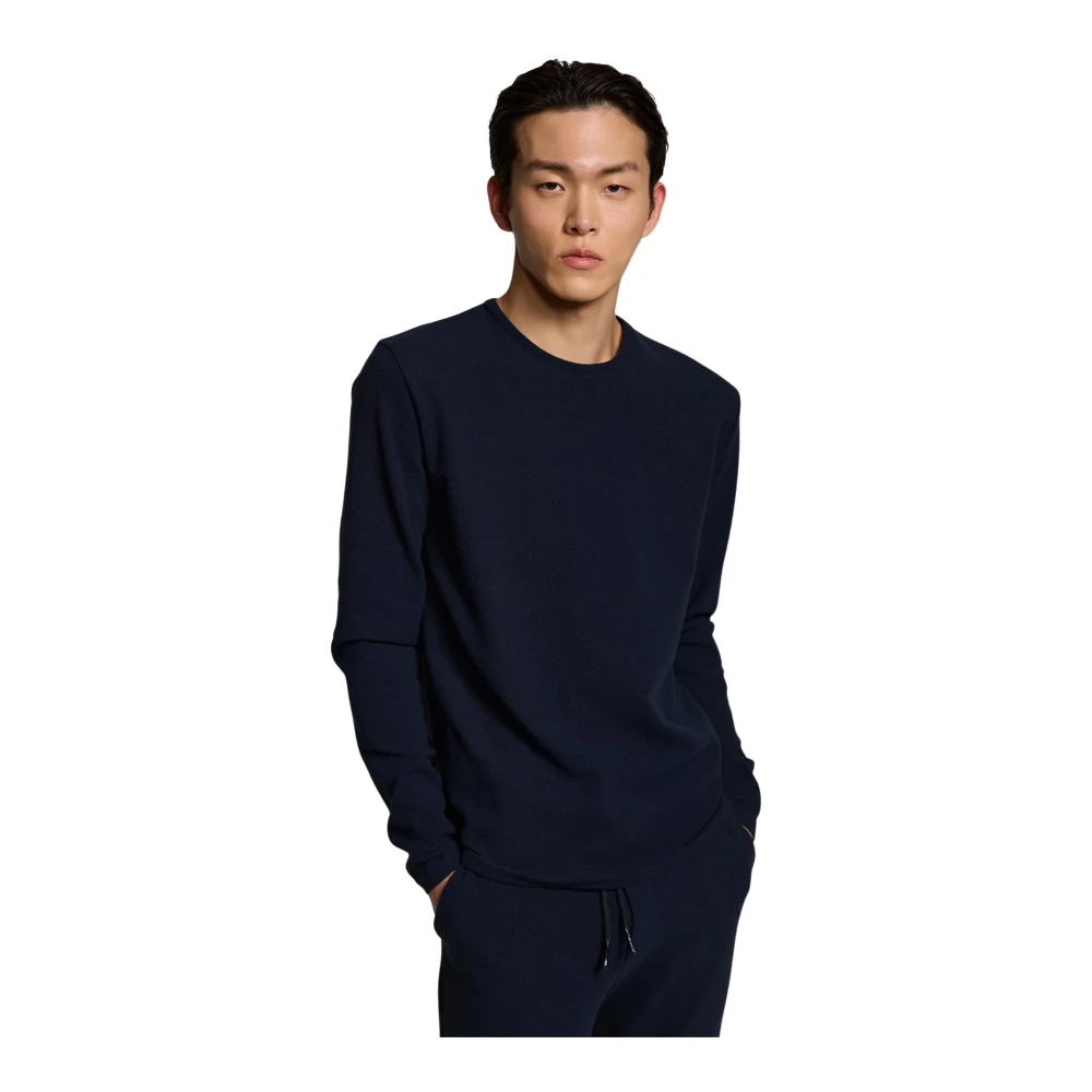 Kiefermann Men's Blue Round-Neck Knitwear, 2XL, Riocardo Sweatshirt