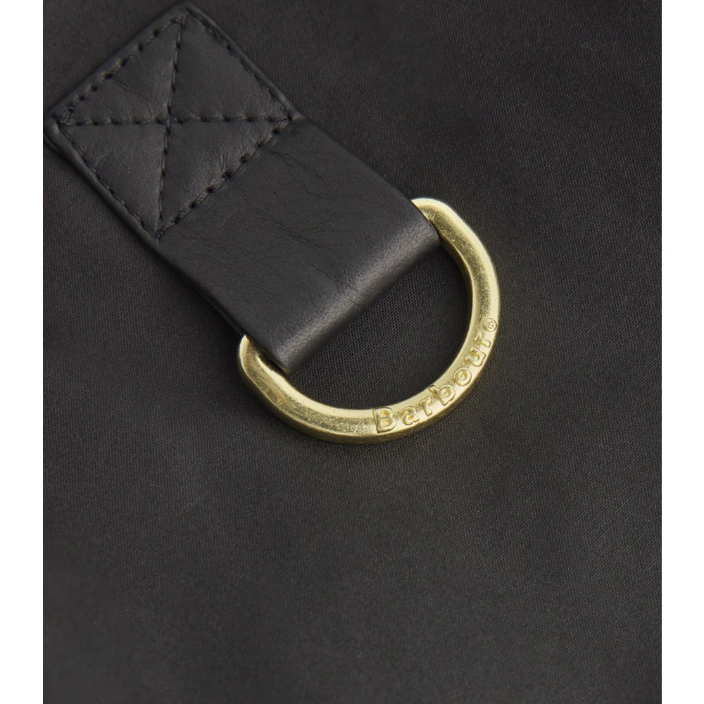 Barbour Outdoor Wax Katoenen Jas Black Dames