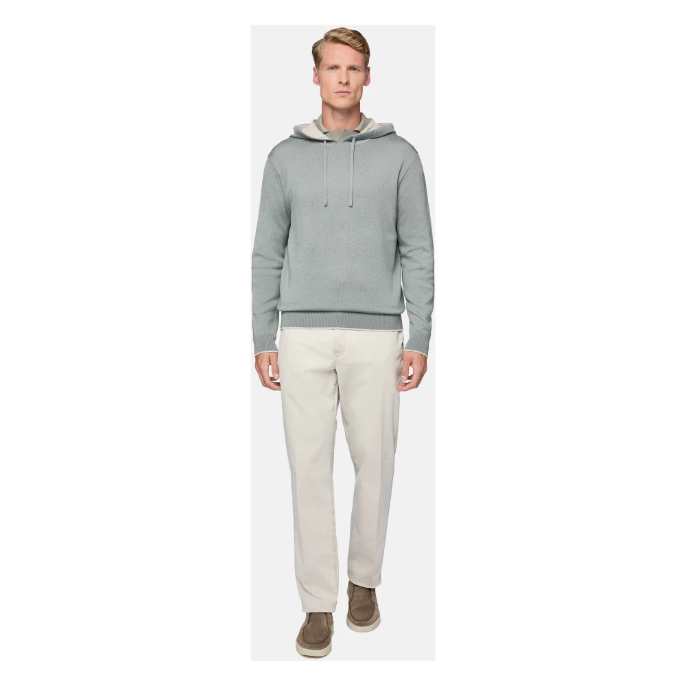 Boggi Milano Hoodie Beige Heren
