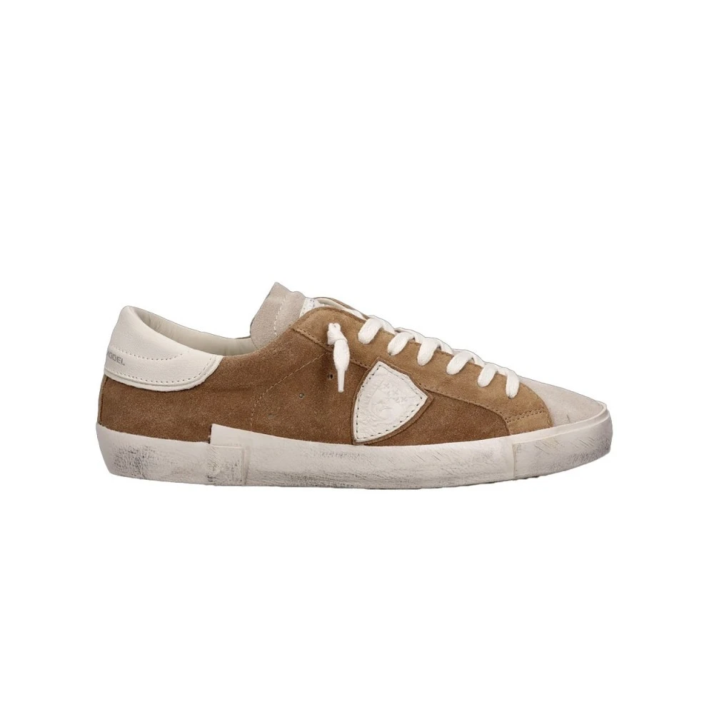 Philippe Model Prlu1012 Sneaker Heren Schoenen Bruin