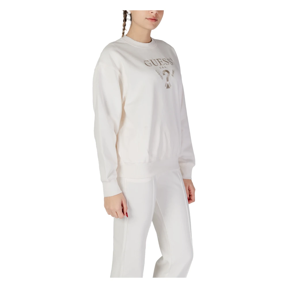 Guess Lente Zomer Onbedekte Sweatshirt Beige Dames
