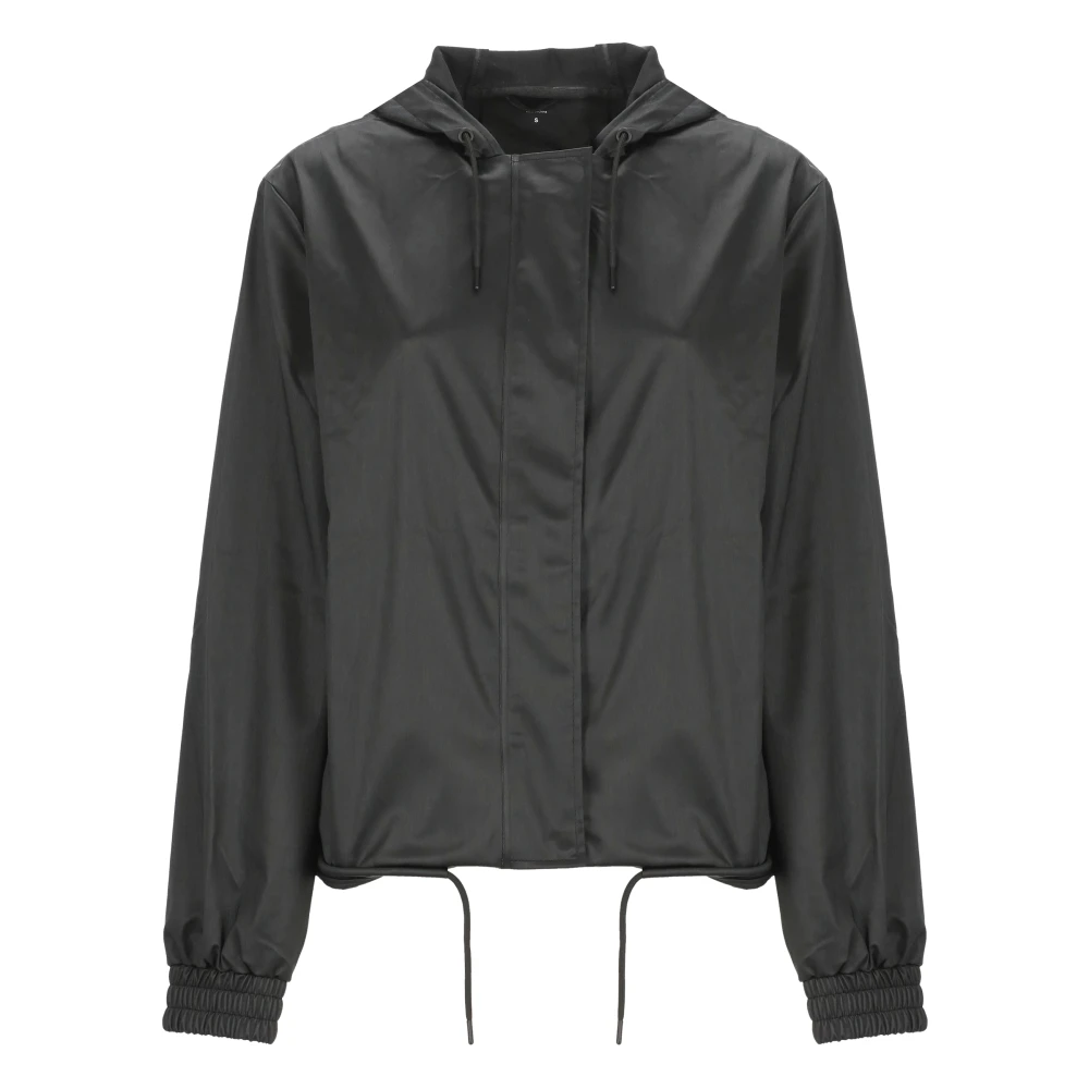 Rains Donna Nero String W Jacket | Rainwear | | L - Immagine 2