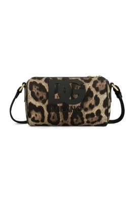 Leo-print Nylon Crossbody Bag