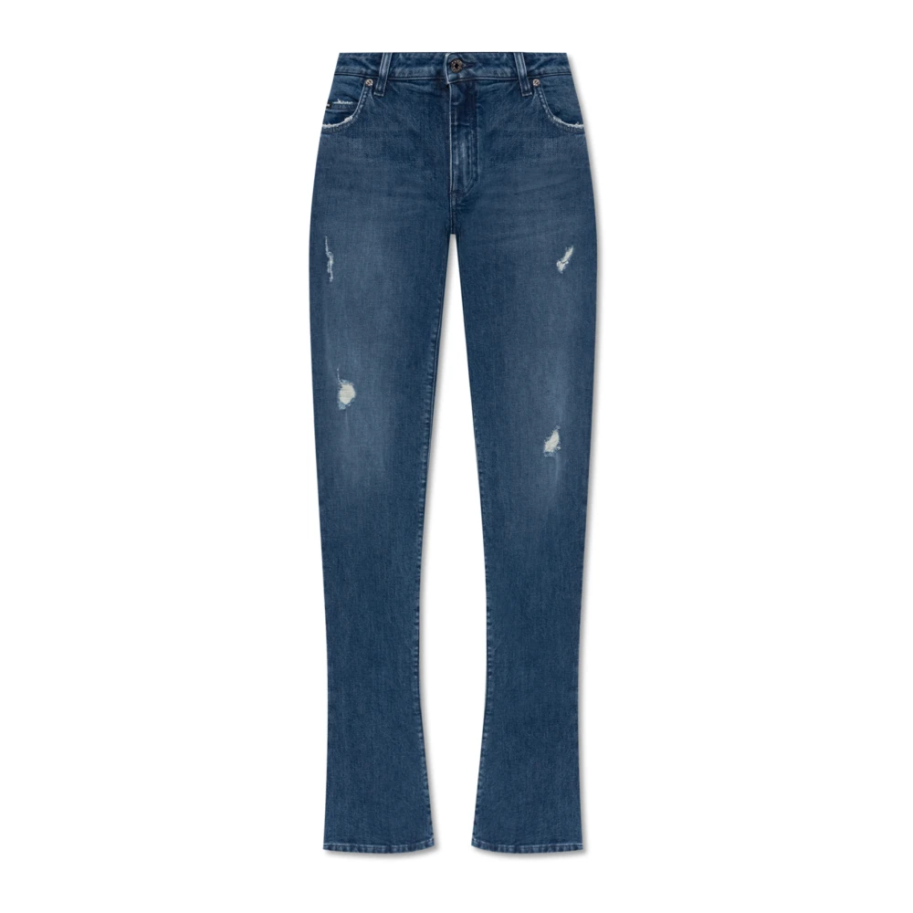 Dolce & Gabbana Distressed jeans Blue, Dam