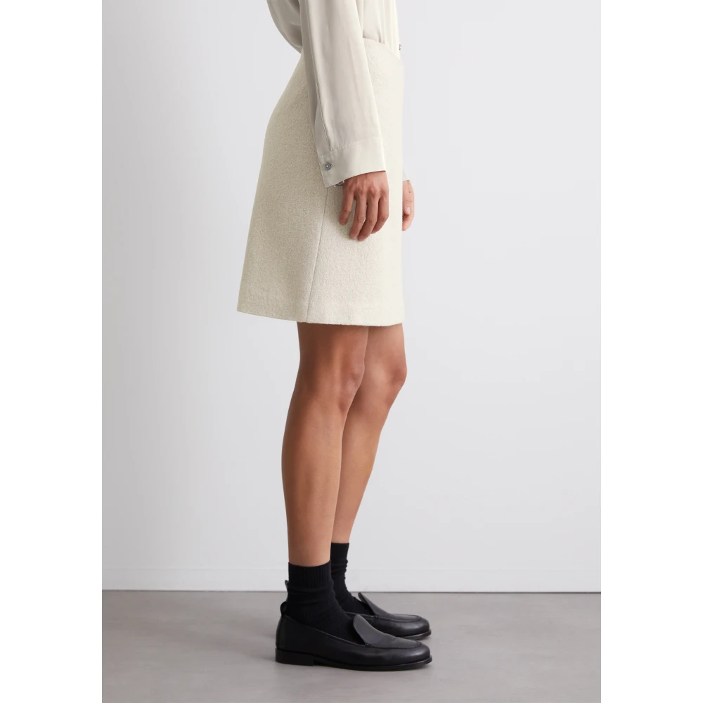 Marc O'Polo Wollen minirok gevormd Gray Dames