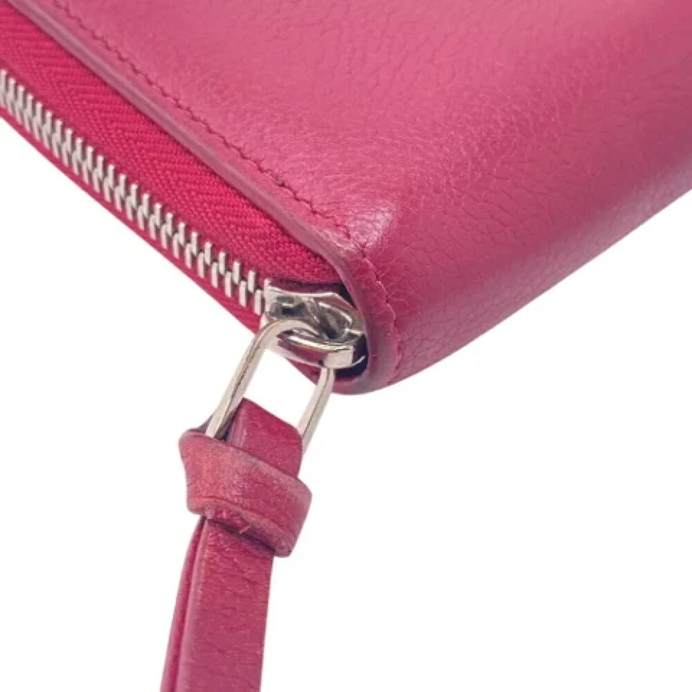 Louis Vuitton Vintage Pre-owned Leather wallets Pink Dames