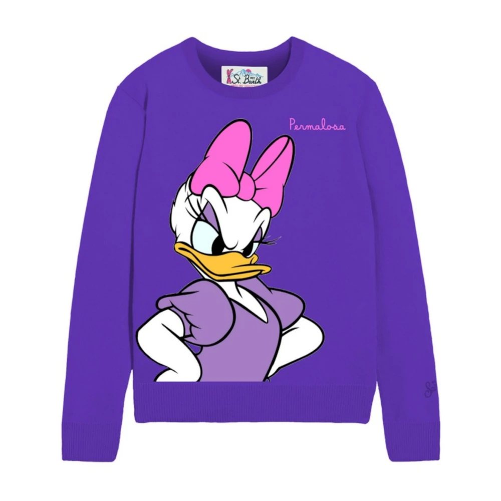 MC2 Saint Barth Stijlvolle Sweaters Collectie Purple Dames