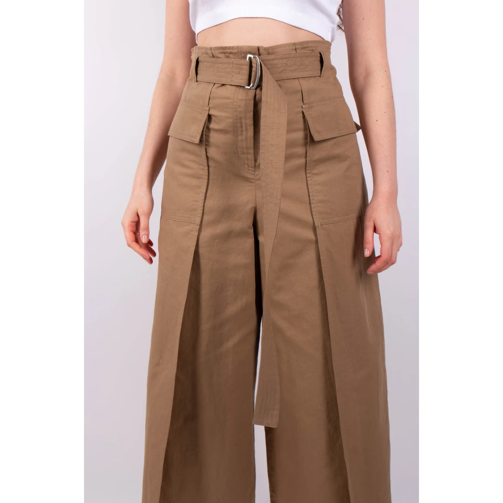 Max Mara Weekend Beige Stijlvolle Pinide Broek Beige Dames