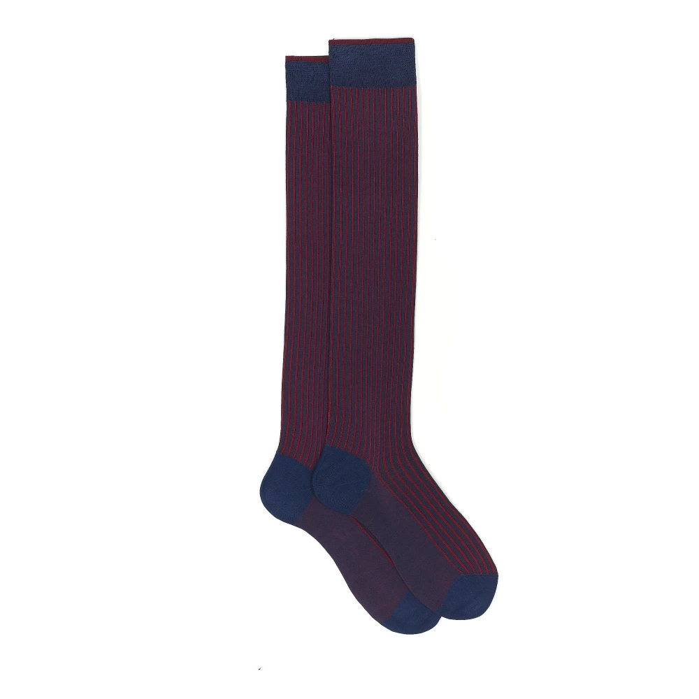 Gallo Katoenen Lange Herensokken Royal Twin Rib Multicolor Heren