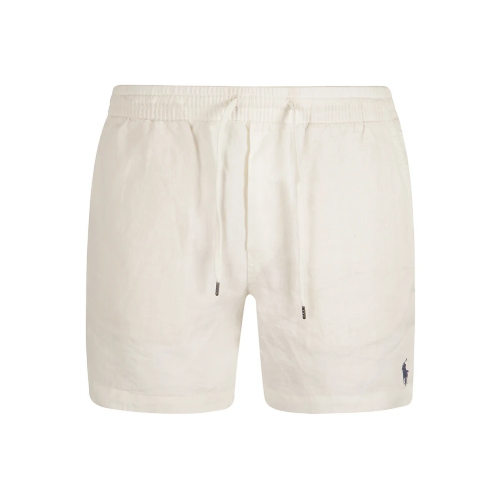 Ralph Lauren Witte Deckwash Shorts voor Mannen White Heren
