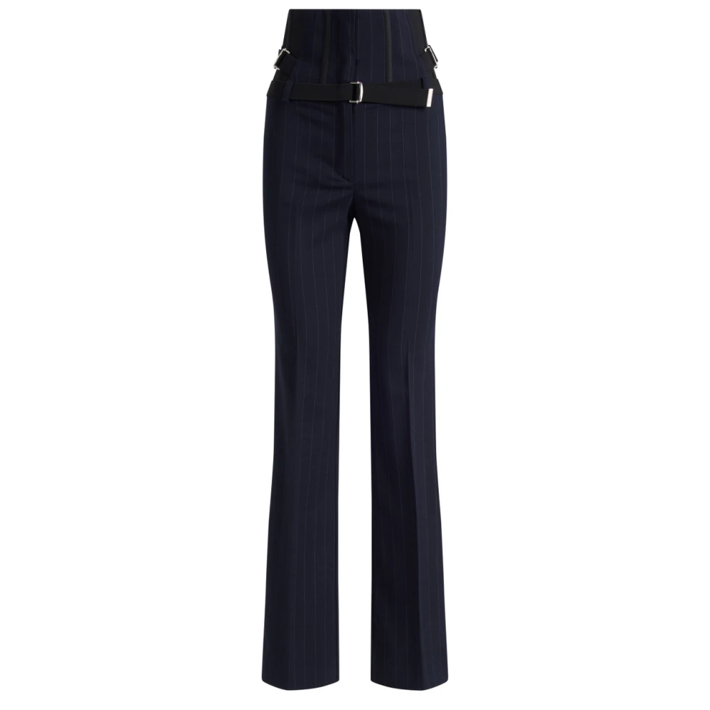 Pinko Women's Blue Piadina Bustier Trousers