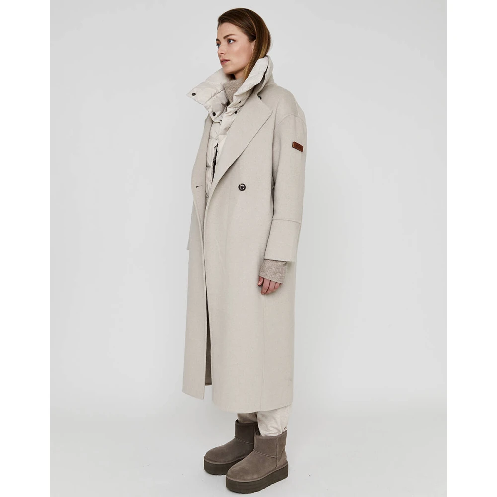 Moscow Leuke Jas Beige Dames