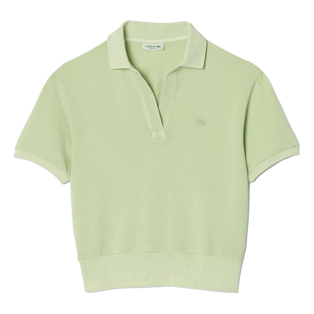 Lacoste Polo shirt met logo Green Dames