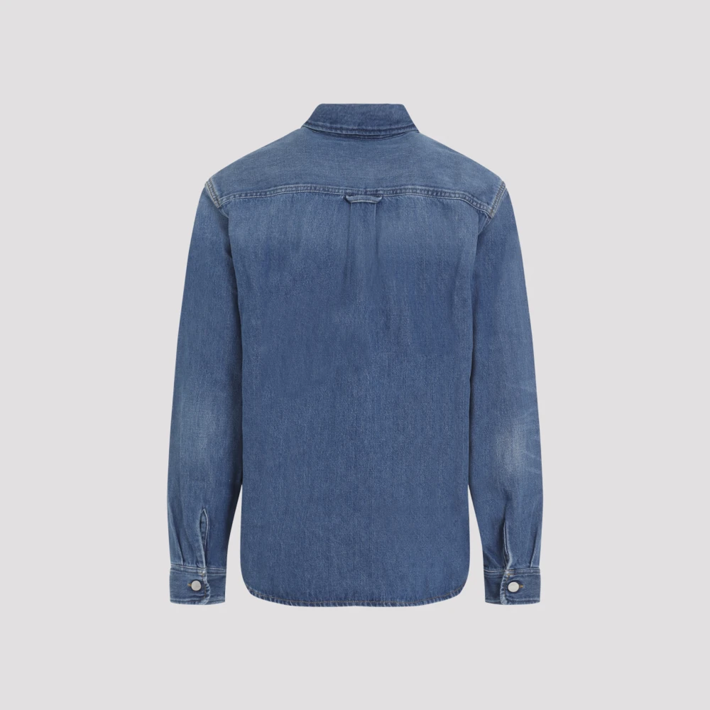 Carhartt WIP Blauwe Overhemdjasje Blue Heren