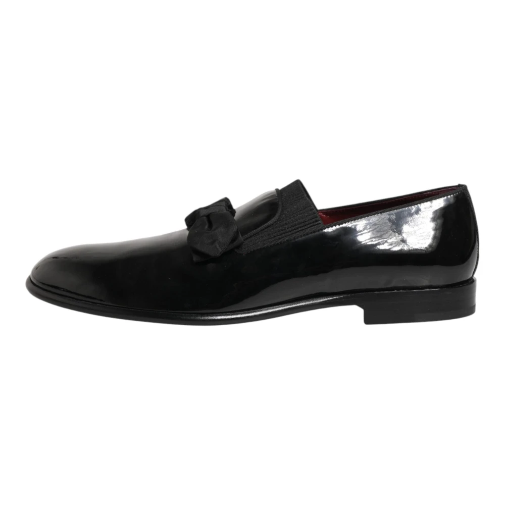 Dolce & Gabbana Black Loafers, Male, 10 Uk, Slippers