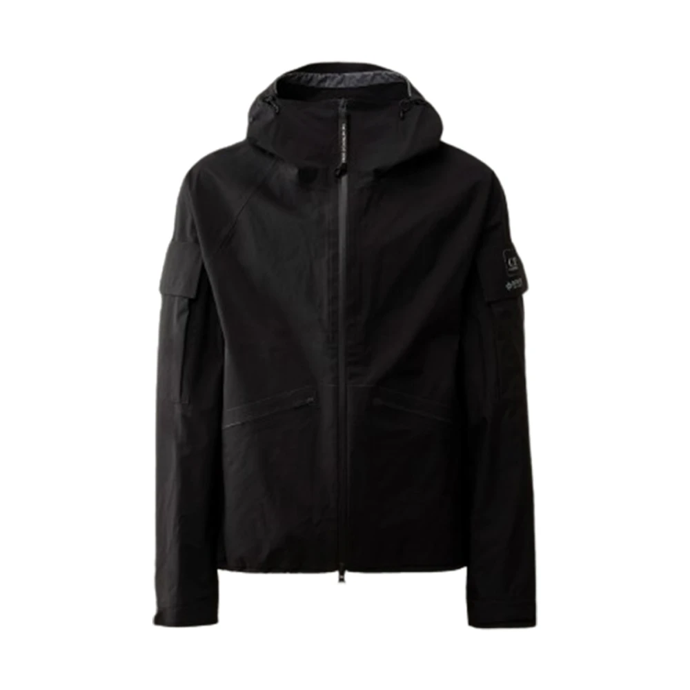 C.P. Company Metropolis Series Gore-Tex Infinium™ Hooded Jacket Black Heren