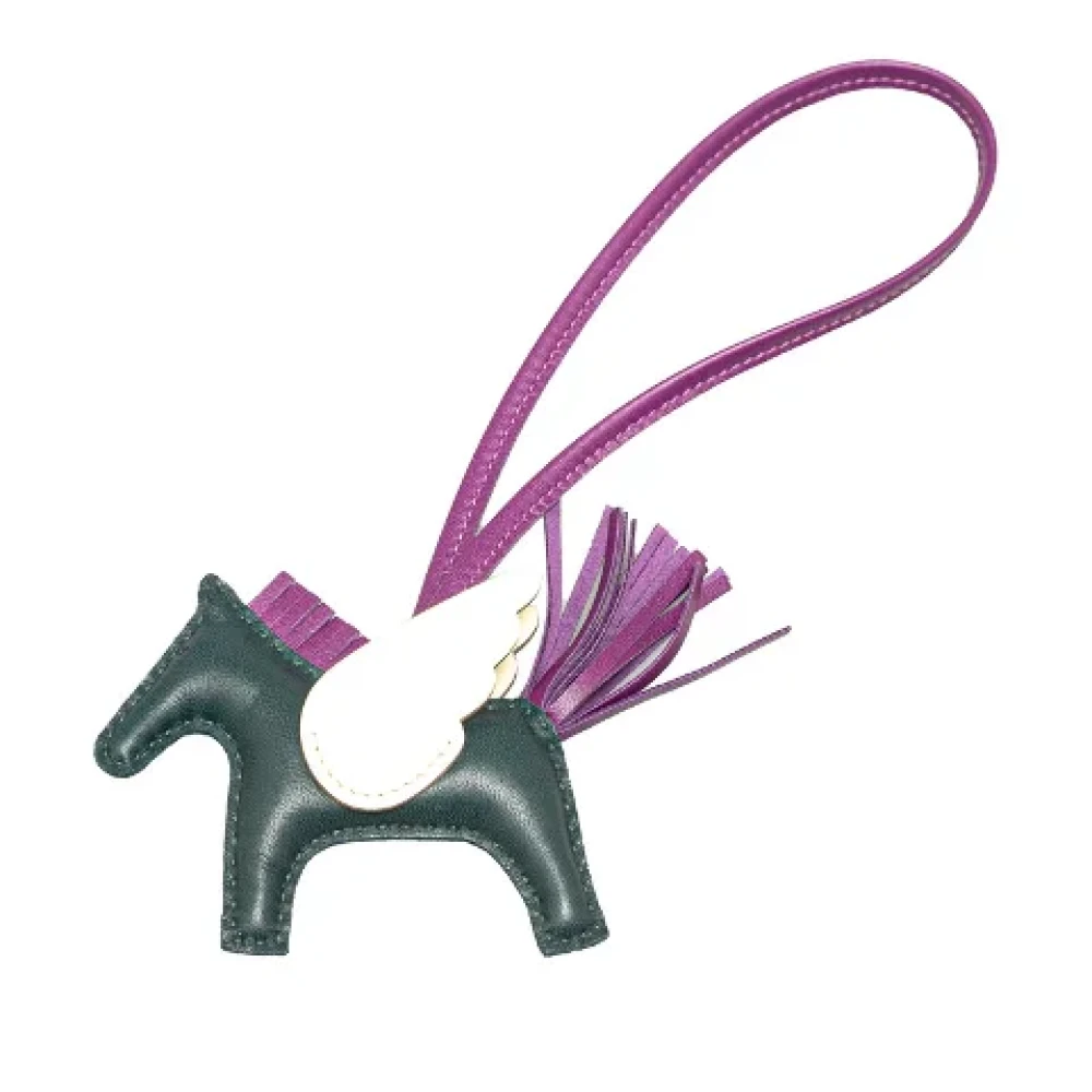 Hermès Vintage Pre-owned Leather key-holders Green Dames