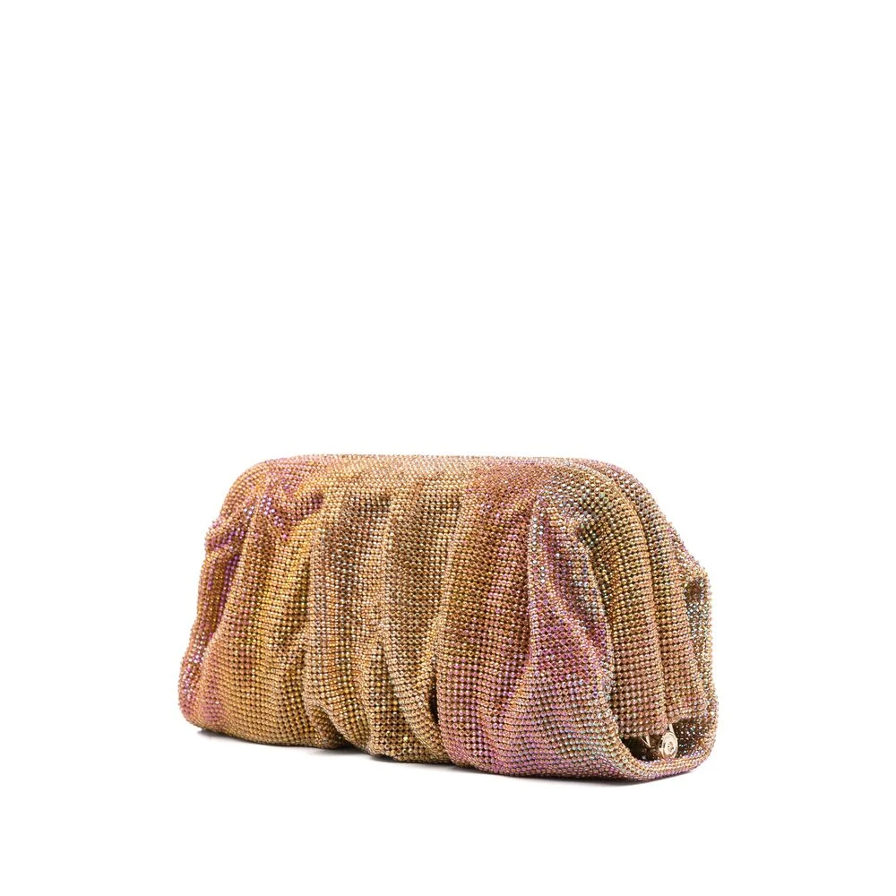 Benedetta Bruzziches Amber Oranje Kristal Clutch Tas Orange Dames