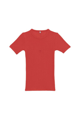 ruby-red-round-neck-t-shirt
