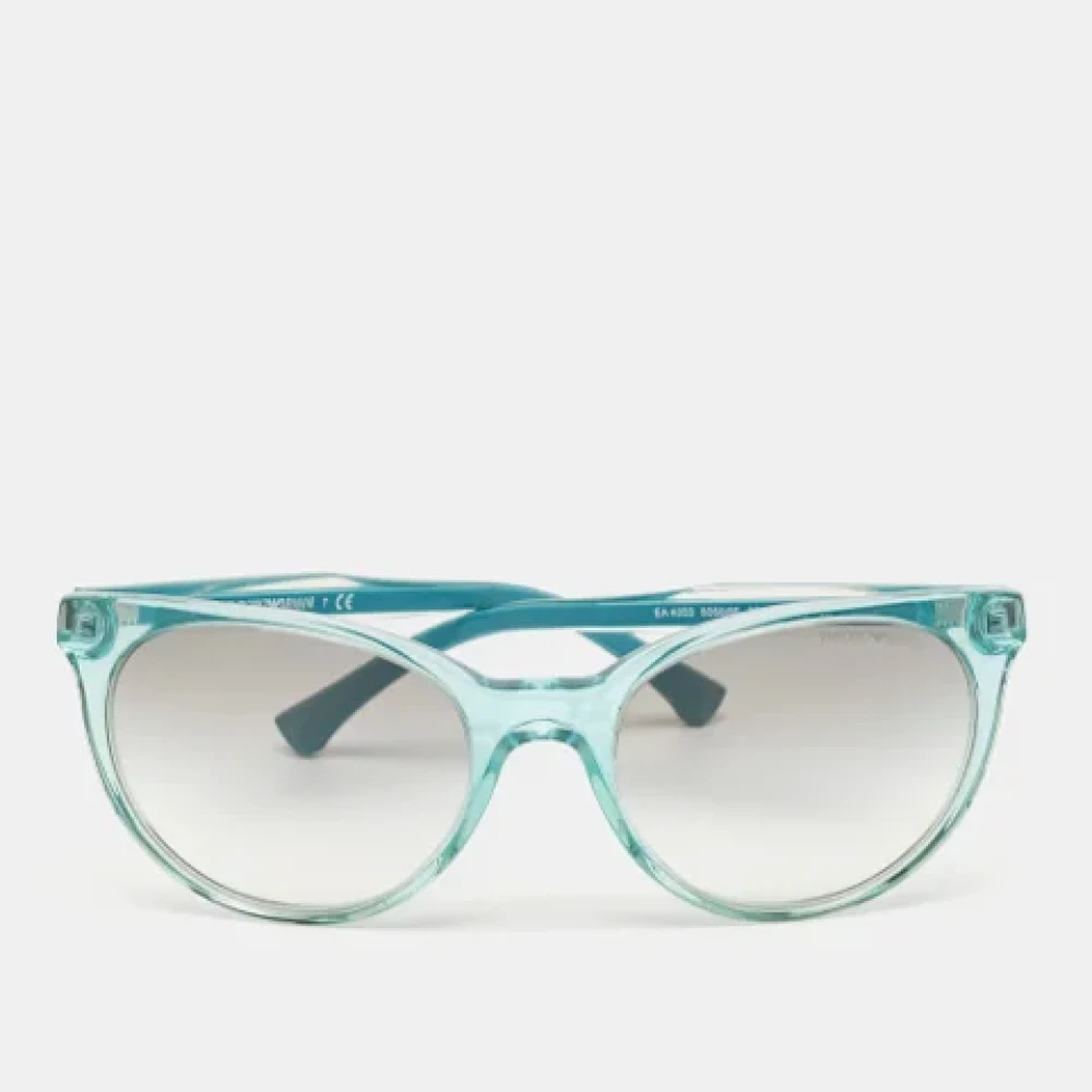 Armani Pre-owned Acetate sunglasses Green Dames