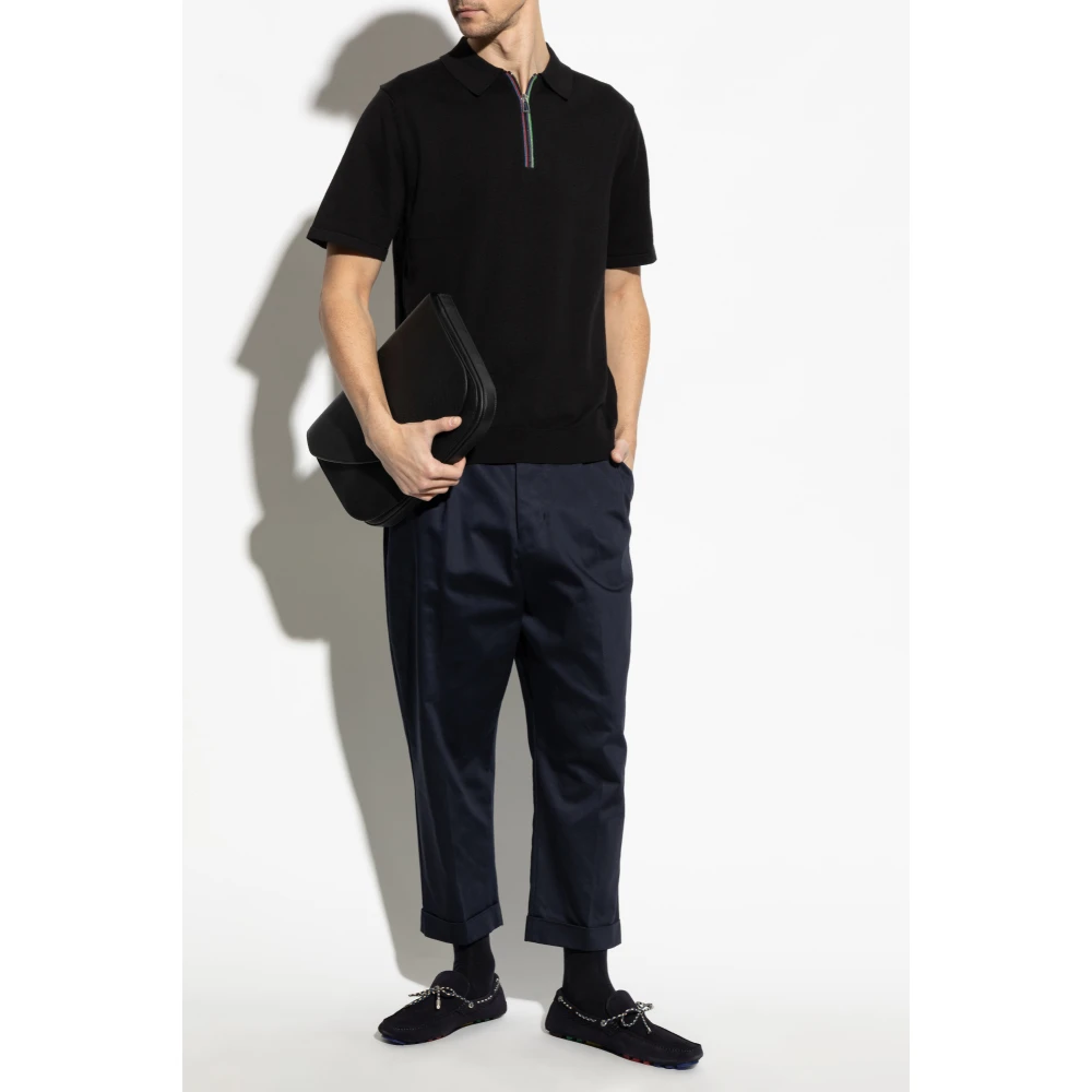 PS By Paul Smith Katoenen polo Black Heren