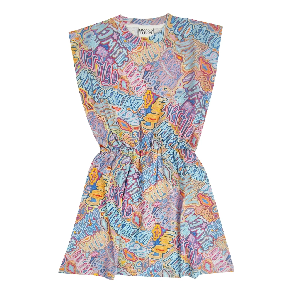 Marcelo Burlon Multicolor Dresses, Female, 10 Y, Dress